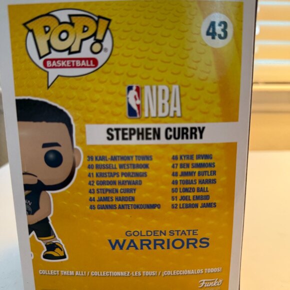 Funko POP! NBA: Stephen Curry #43 – Warriors #30 | BNIB - Picture 2 of 2